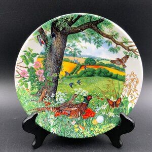 Wedgwood "Meadows and Wheatfields" Plate By Colin Newman Limited Edition 1987